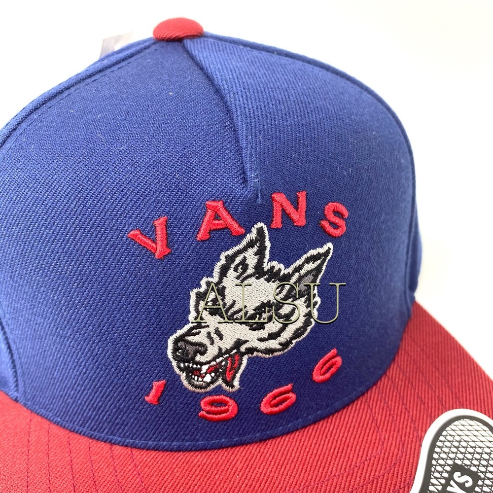 VANS 🔥SALE!🔥 Leaping Lizard Wolf Blue Men’s SnapBack Cap VN0A3IHFLKZ - Picture 2 of 9